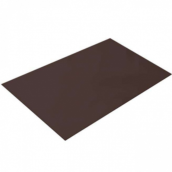 Плоский лист 0,4 PE RAL 8017 шоколад